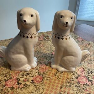 Pair of Dog Figurines.